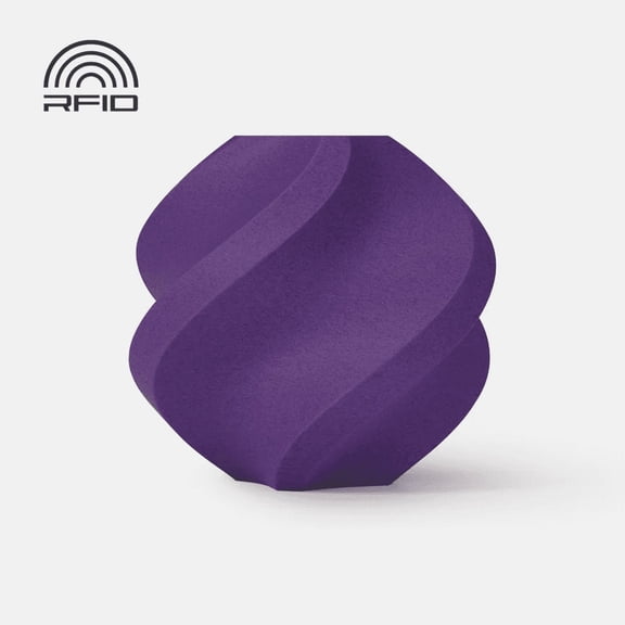 Bambu Lab 3D Printer Filament PLA-CF-Iris Purple-Filament with spool