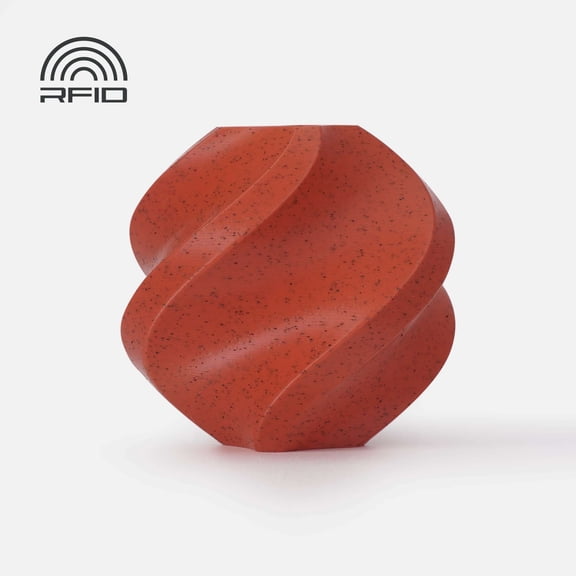 Bambu Lab 3D Printer Filament PLA Marble-Red Granite-Filament with spool