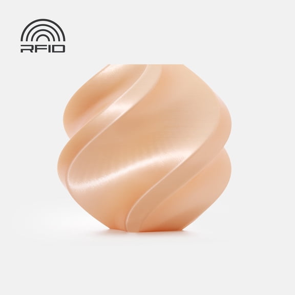 Bambu Lab 3D Printer Filament PLA Silk+ - Champagne-Filament with spool