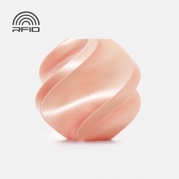 Bambu Lab 3D Printer Filament PLA Silk+-Pink-Filament with spool