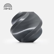 Bambu Lab 3D Printer Filament PLA Silk+-TitanGray-Filament with spool