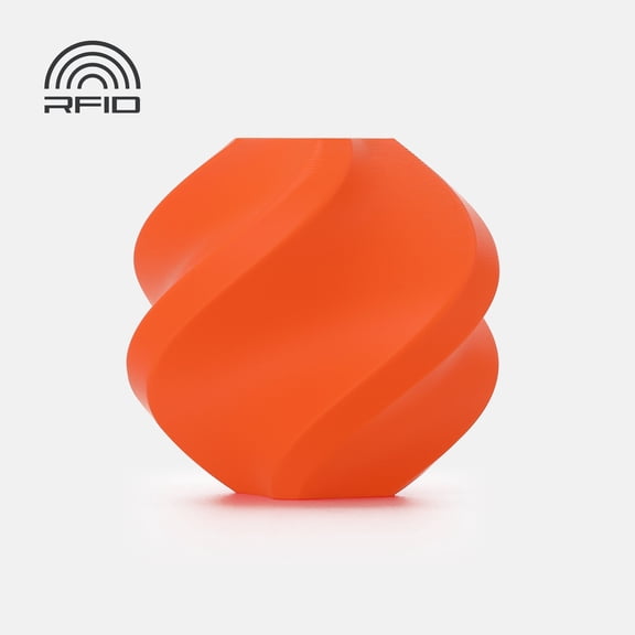 Bambu Lab 3D Printer Filament PLA Tough+-Orange-Filament with spool