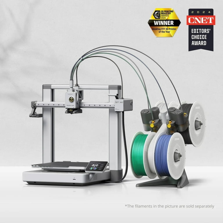 Bambu Lab - A1 Combo 3D Printer - Silver - Walmart.com