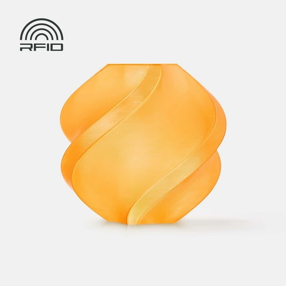 Bambu Lab Filament Carft 3D Printer Bambu PETG Translucent-Translucent Orange (G01-A0-1.75-1000-SPLFREE)