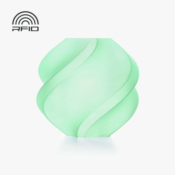 Bambu Lab Filament Craft PLA Translucent - Light Jade-Filament with spool