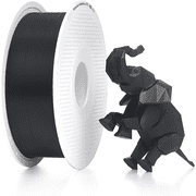 Bambu Lab PLA Basic 3D Printer Filament with Spool 1.75mm Black, 1kg