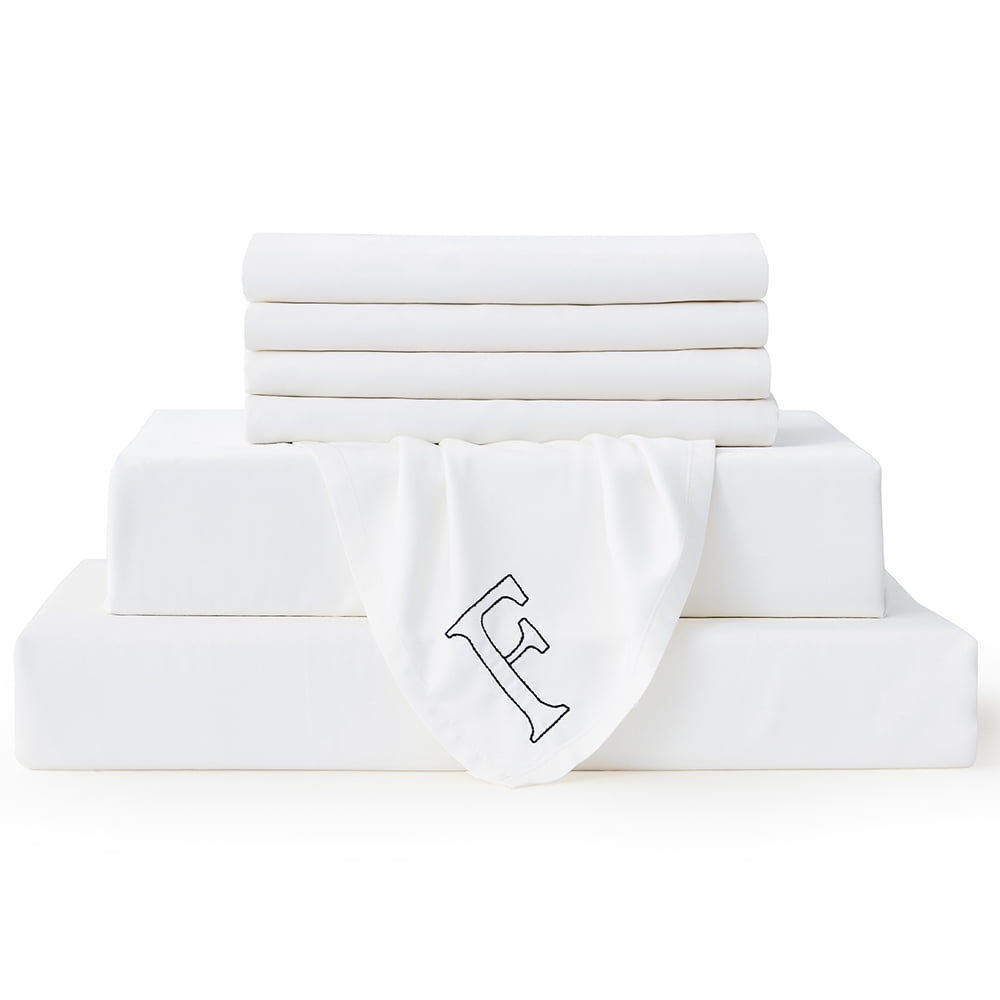 Bambusa Full Sheets | Soft, Cooling Bamboo | Match Size & Direction | Comfy for All Ages - White