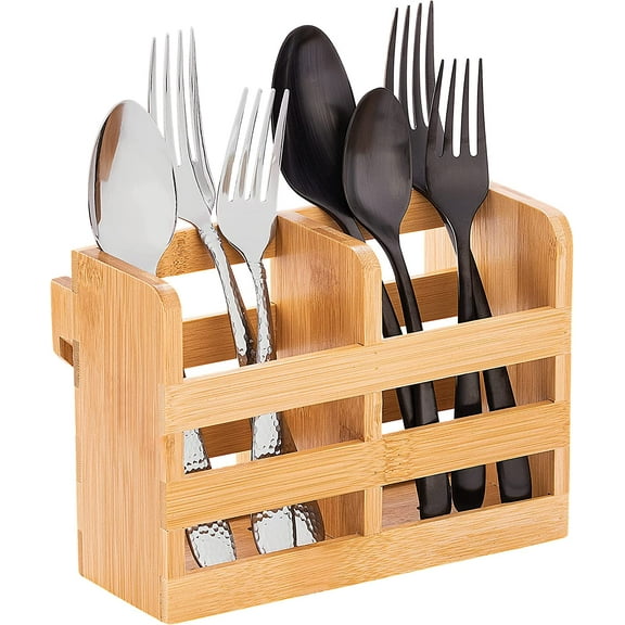 Bambusi Bamboo Utensil Holder for Dish Rack