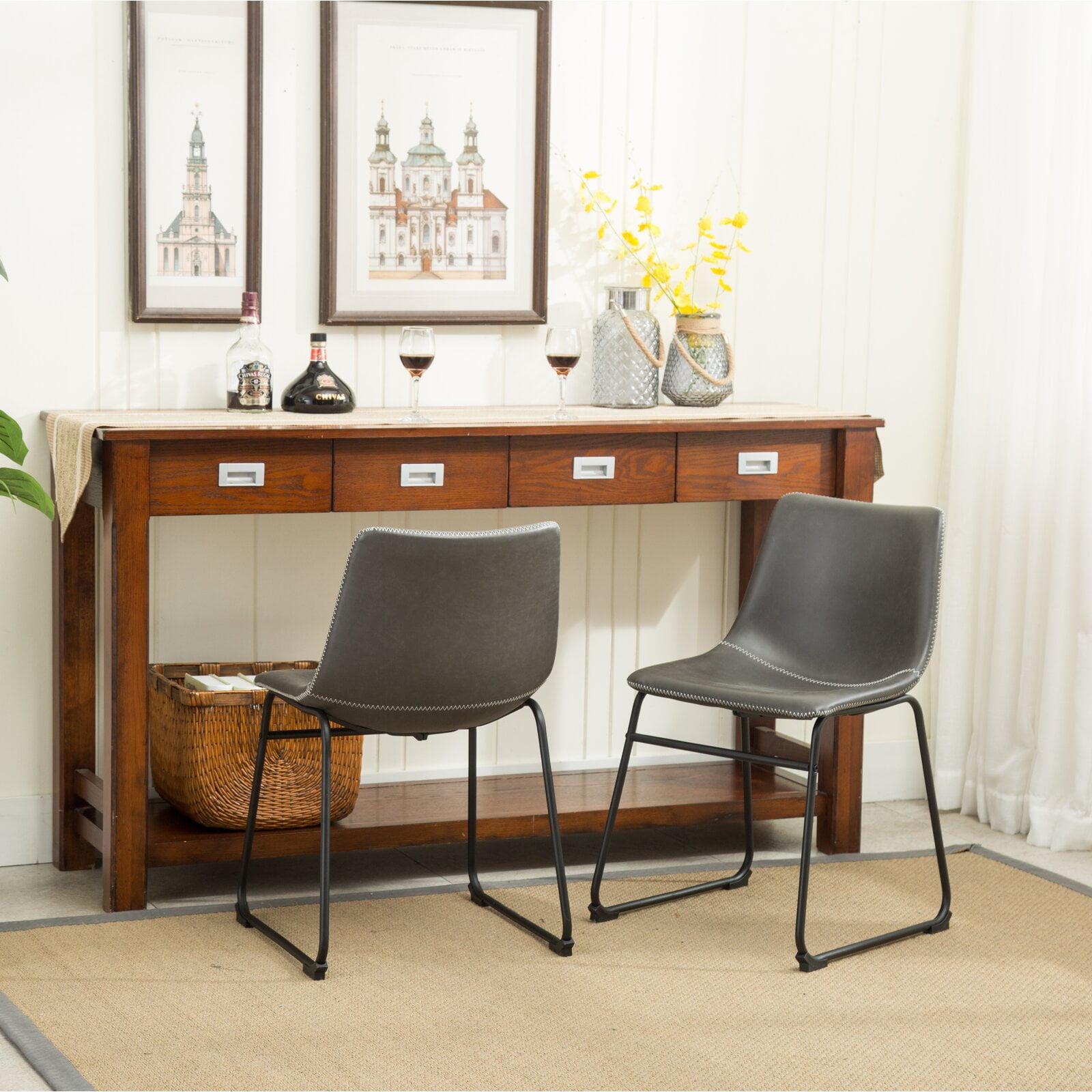 Bamey Upholstered Side Chair Weight Capacity lbs 200 31.5