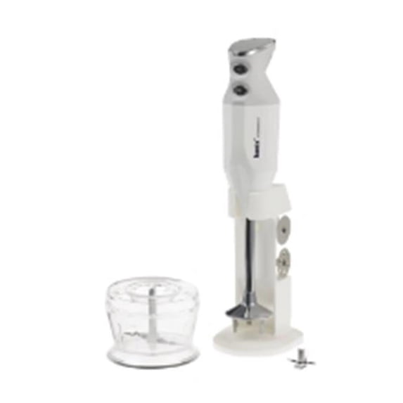Bamix Deluxe M150 - 150 Watt 2 Speed 3 Blade Hand Blender with Dry Grinder and Table Stand