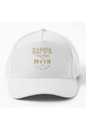 Bampa Man Myth Legend Baseball Cap, Dad Grandpa Family Appreciation Quote Design, Classic Hat