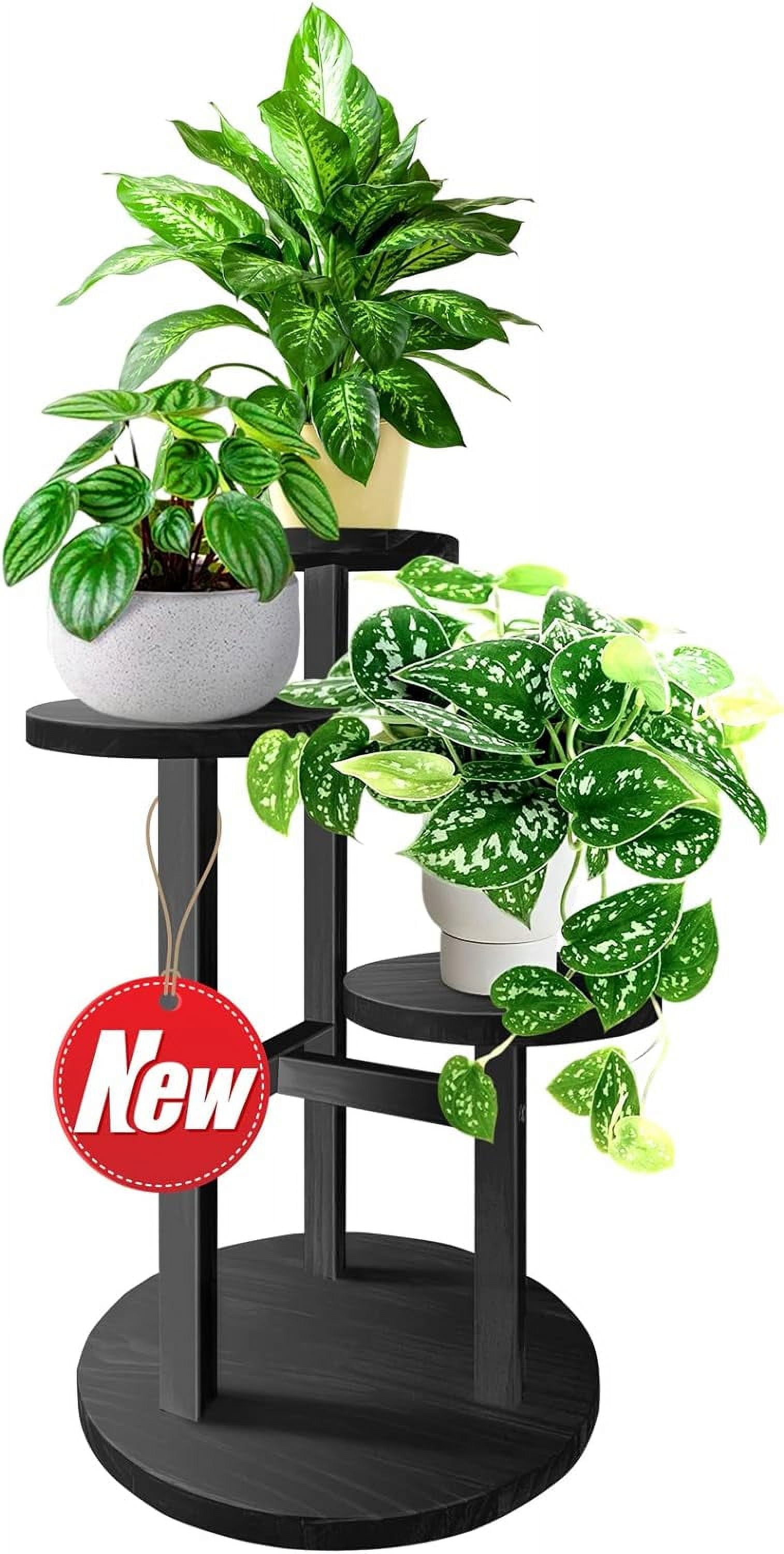 Bamworld 3 Tier Plant Stand Indoor, Tiered Plant Stand Indoor For