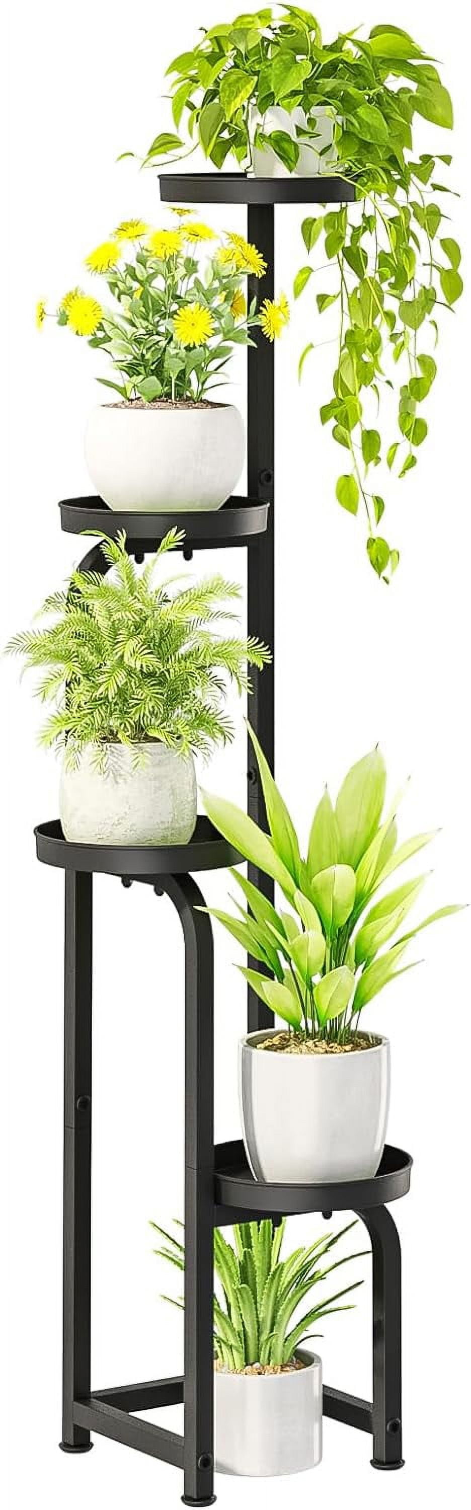 Bamworld Tall Plant Stand Indoor Outdoor, Corner M