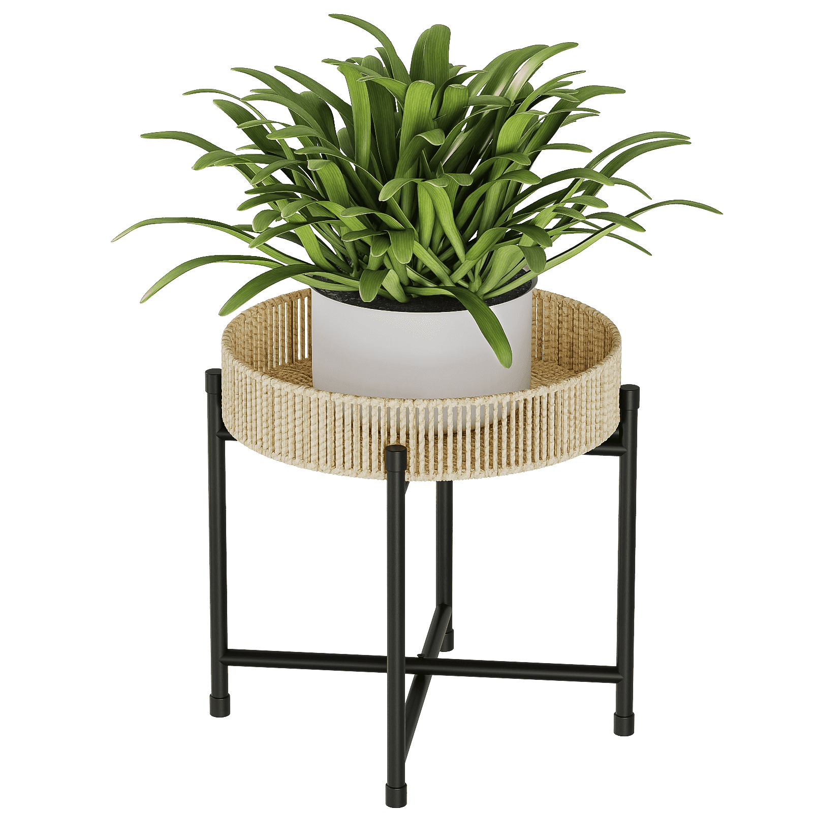 Bamworld Indoor Plant Stand, GardenInside Base Furniture Tall Wooden