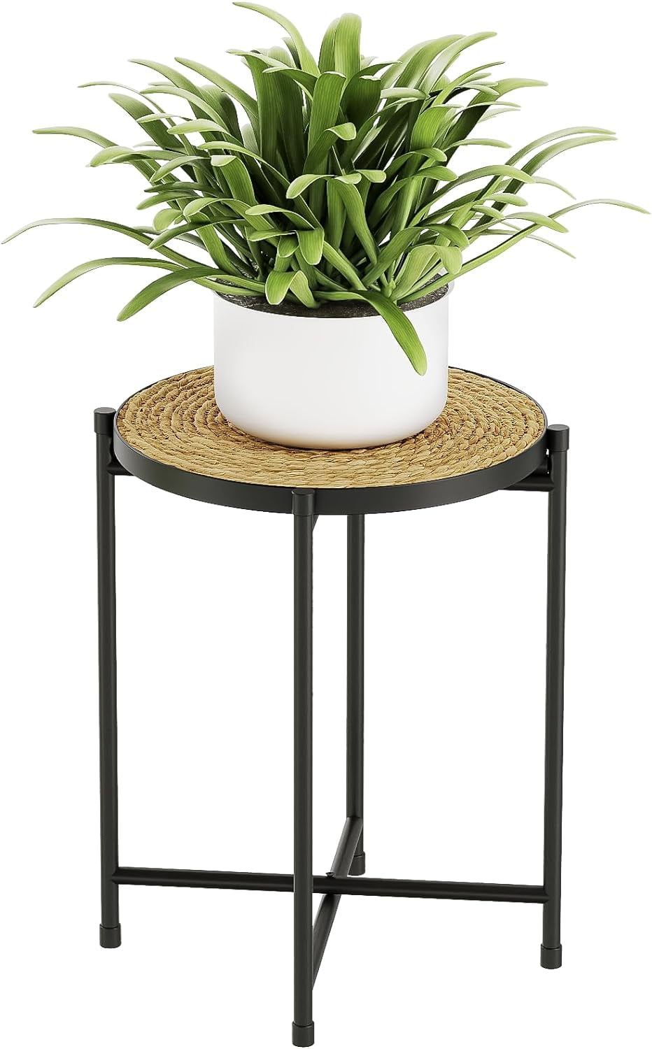 Bamworld Indoor/Outdoor Modern Metal Planter Side 