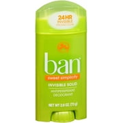 Ban Anti-Perspirant Deodorant Invisible Solid, Sweet Surrender 2.60 oz