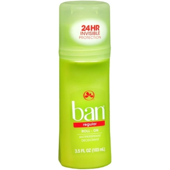 Ban Anti-Perspirant Deodorant Original Roll-On Regular 3.50 oz (Pack of 2)