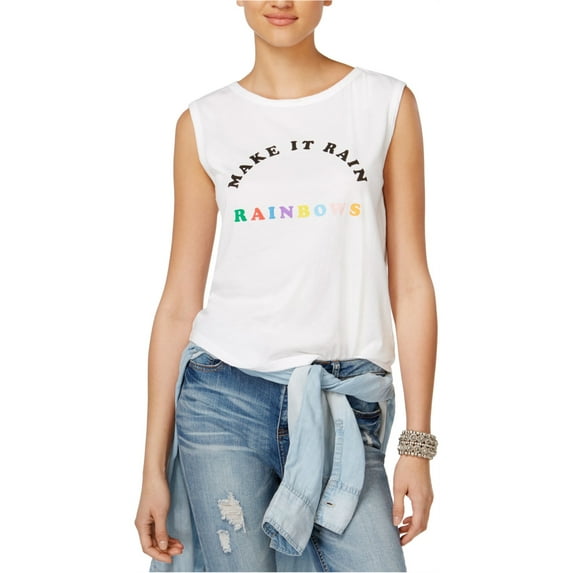 Ban.Do Womens Make It Rainbows Muscle Tank Top