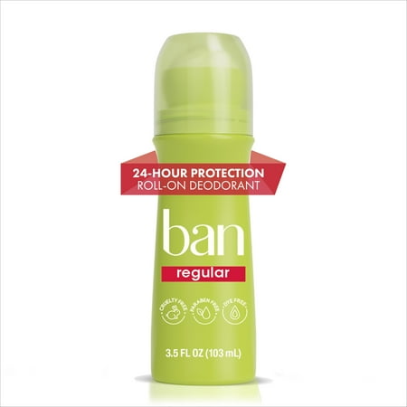 Ban Invisible Roll-on Antiperspirant Deodorant for Women and Men, Regular Scent, 3.5 oz price history and forecast - Ban 1666117