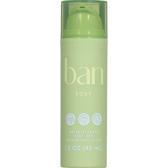 Ban Private Parts Stay Dry Deodorizing Lotion 1.5 oz