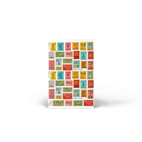 Stamps and Stories Design Diary Journal, 50 Pages