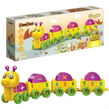 BanBao Caterpillar Numbers 35-Piece Building Set