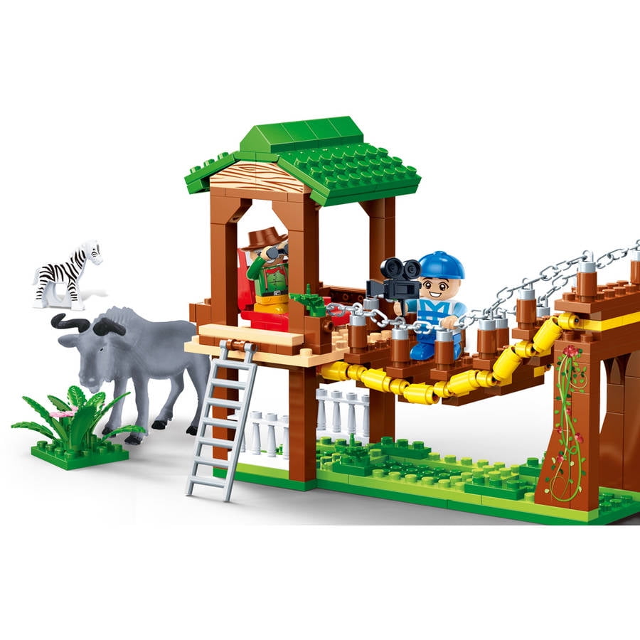 BanBao SAFARI Walking Bridge Playset