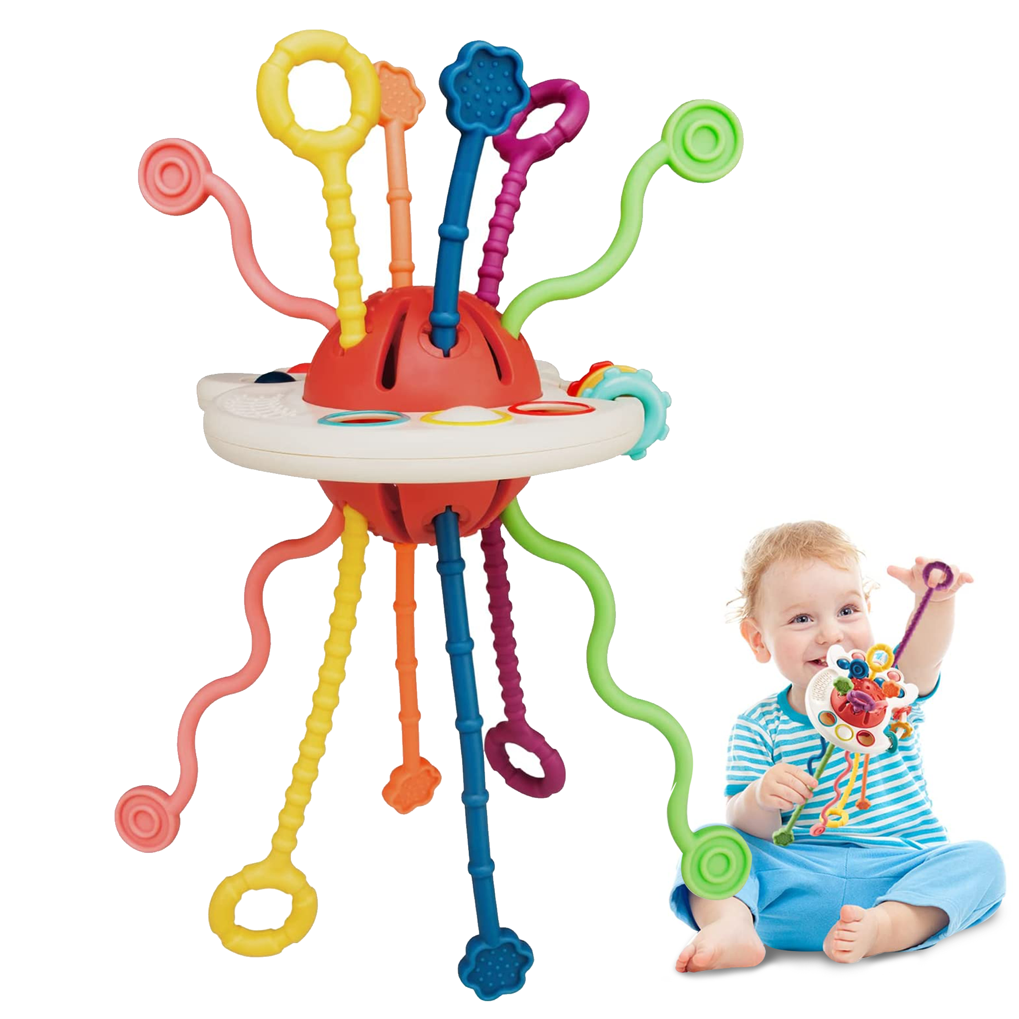 Banafly Montessori Toys for Toddler 12+ Months, Food Grade Silicone