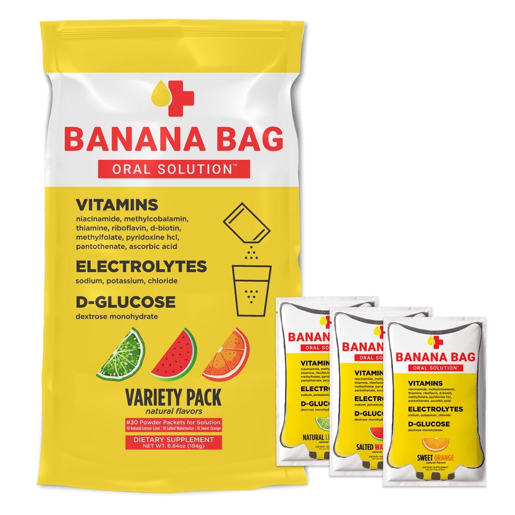 Banana Bag Oral Solution Variety Pack (15Pack) Pharmacist Hydration