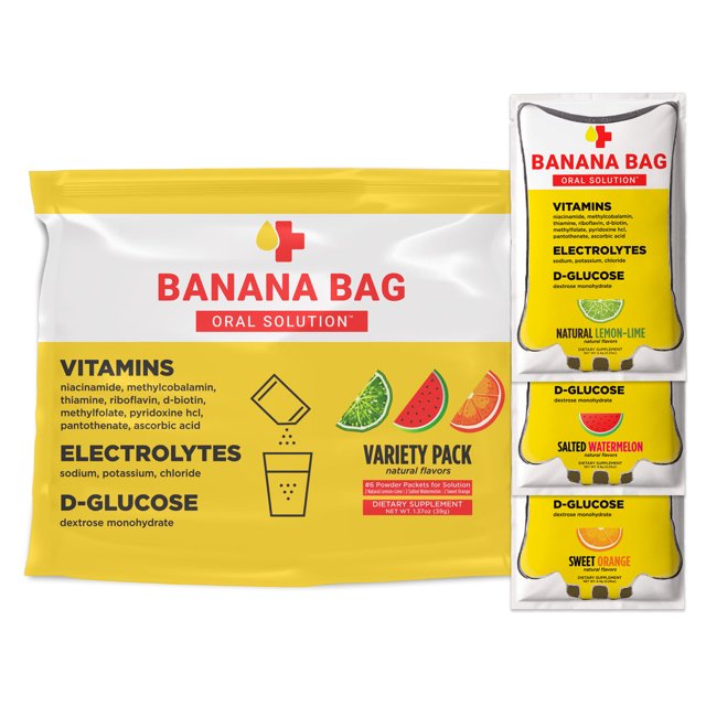 Banana Bag Oral Solution Variety Pack (6Pack) Pharmacist Hydration