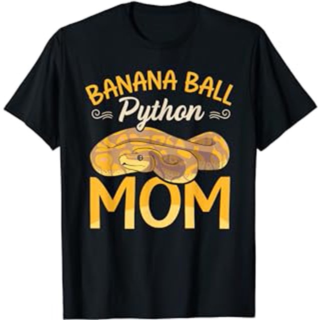 Banana Ball Python Mom Snake Funny Ball Python T-Shirt - Walmart.com