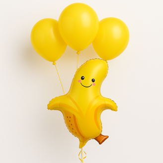 Decorazioni da appendere per compleanno a forma di banane discoteca, fatte a mano, da discoteca, banane, per la casa, per la casa, a forma di banana, decorazione per la stanza (argento, 16