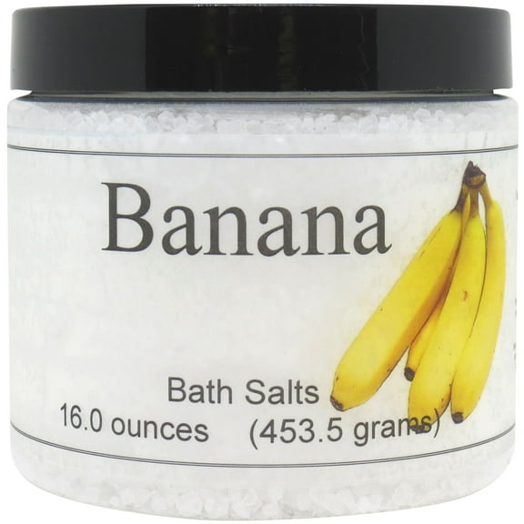 Banana Bath Salts by Eclectic Lady, 16 ounces