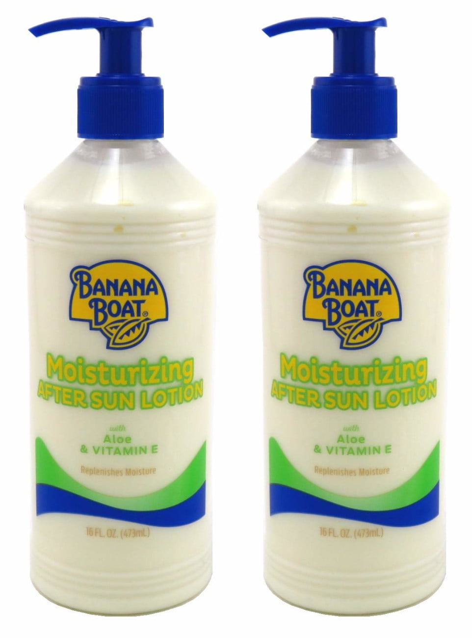 Banana Boat After Sun Lotion Aloe, 16 Fl Oz. (Pack of 2)