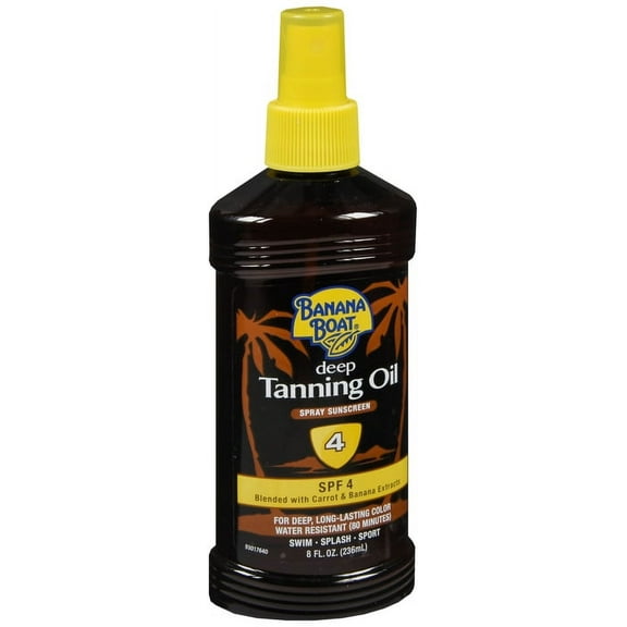 Banana Boat Deep Tanning Oil SPF4 8oz EACH