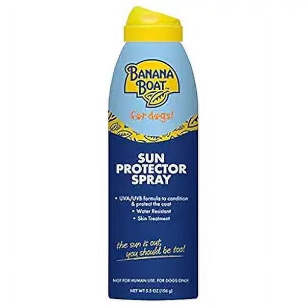 Banana Boat Dog Sunscreen Spray SPF 50 Sun Protector Spray for Dogs 5.5oz
