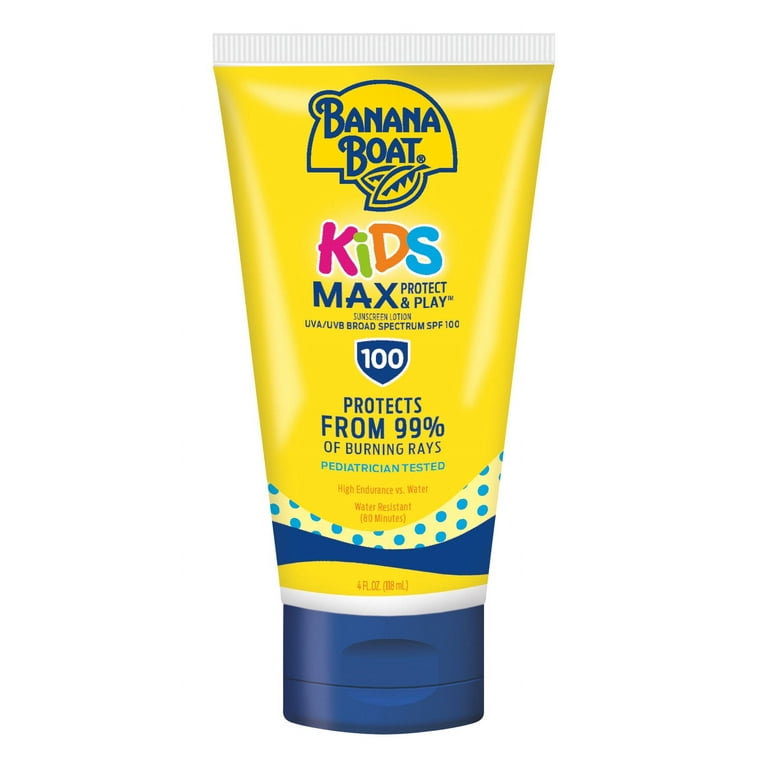 Banana Boat Kids Sunblock Lotion SPF 100 4 fl.oz. Walmart