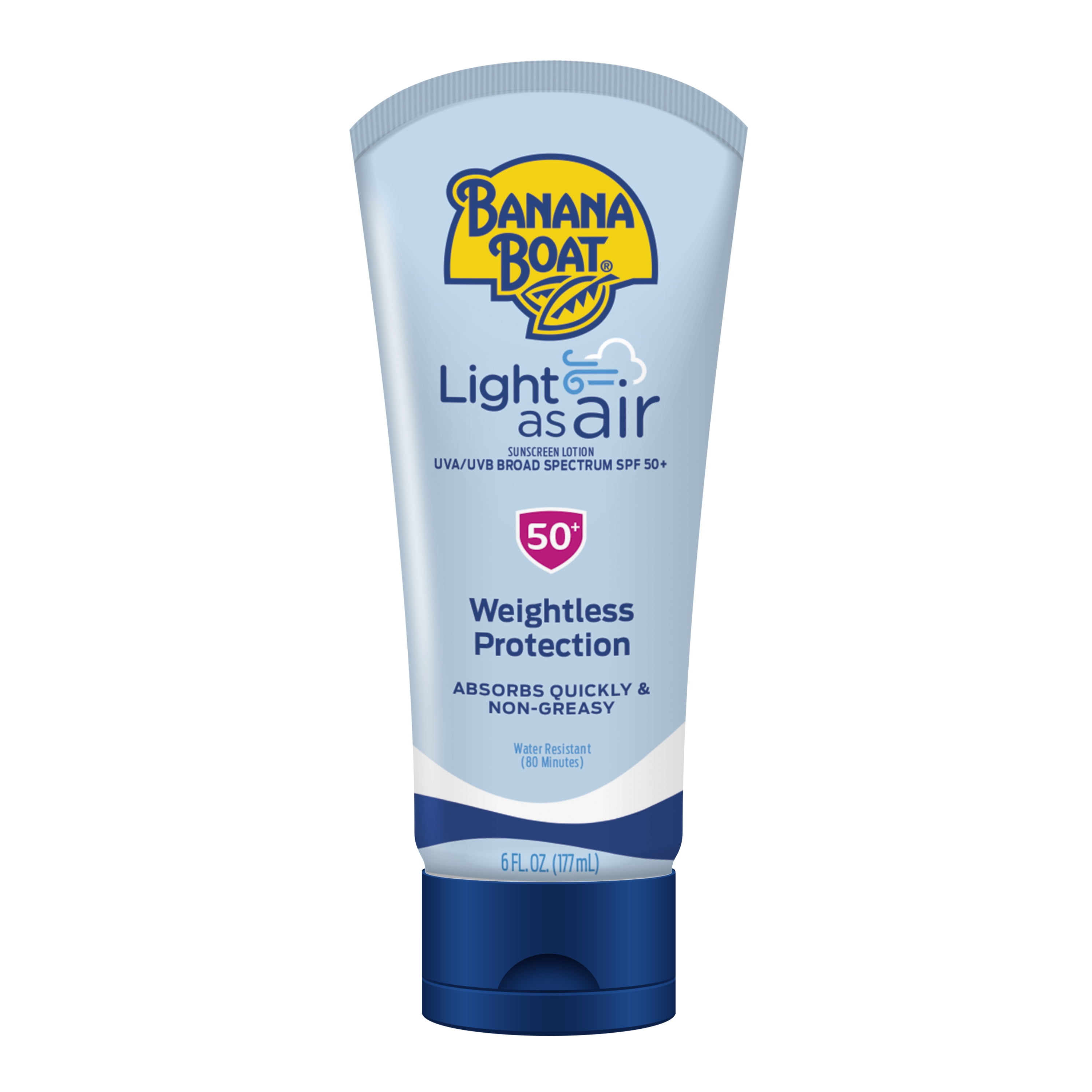 Banana Boat Light As Air Sunscreen Lotion SPF 50, 6oz
