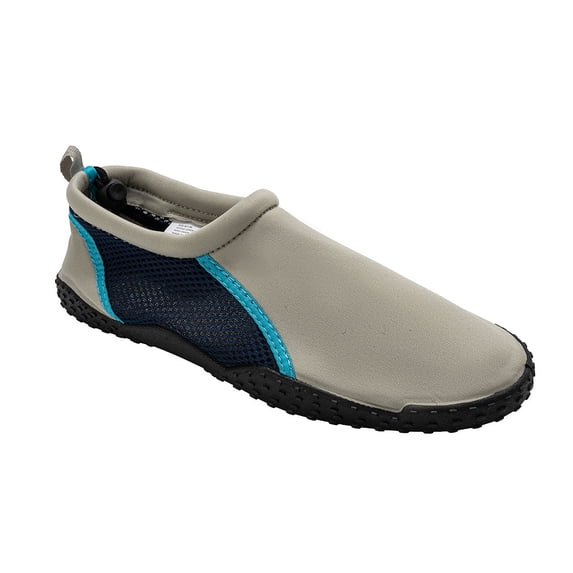 Banana Boat Men's Aqua Shoes - Comfy Quick Dry Water Shoes for Beach and Pool (Grey)