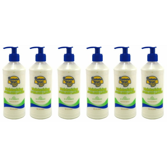 Banana Boat Moisturizing Aloe After Sun Lotion, 16 Oz, 6 Pack
