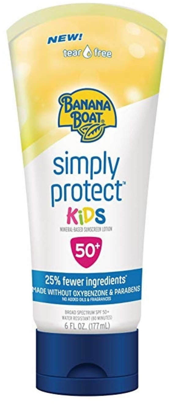 Banana Boat Kids Mineral Sunscreen Lotion SPF 50, 6oz - Walmart.com