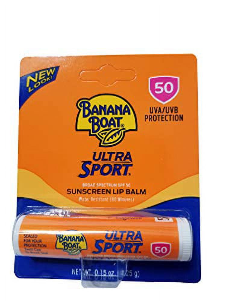 banana boat spf#50 sport lip balm 0.1oz. (case of 6)