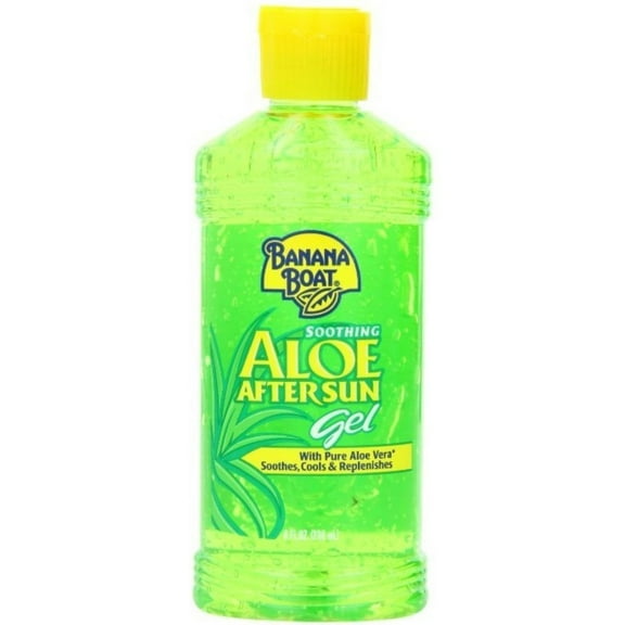 Banana Boat Soothing Aloe After Sun Gel 8 oz (Pack of 6)