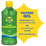 Banana Boat Soothing after Sun Aloe Gel for Sunburn Relief, All Skin After Sun Protection, 16 fl oz