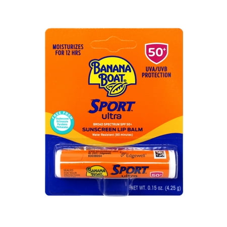 Banana Boat Sport Performance Lip Balm SPF 50 0.15 Ounce