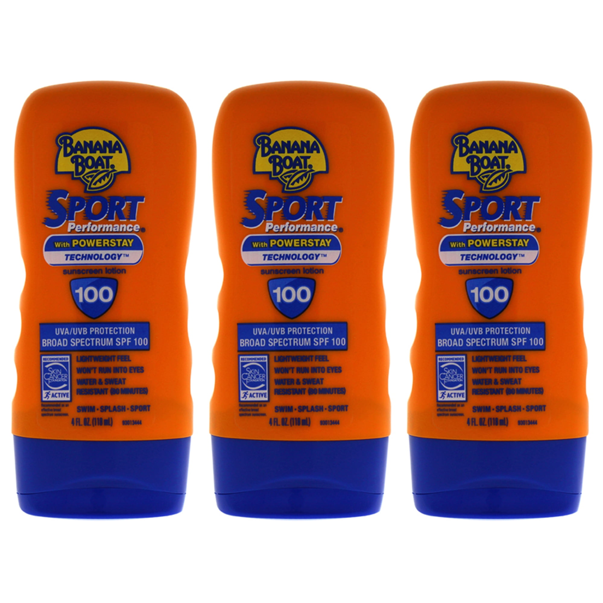 BANANA BOAT SPORT SPF100 日焼け止め　4 つ Amazon.com: Banana Boat Sport Performance Sunscreen Lotion