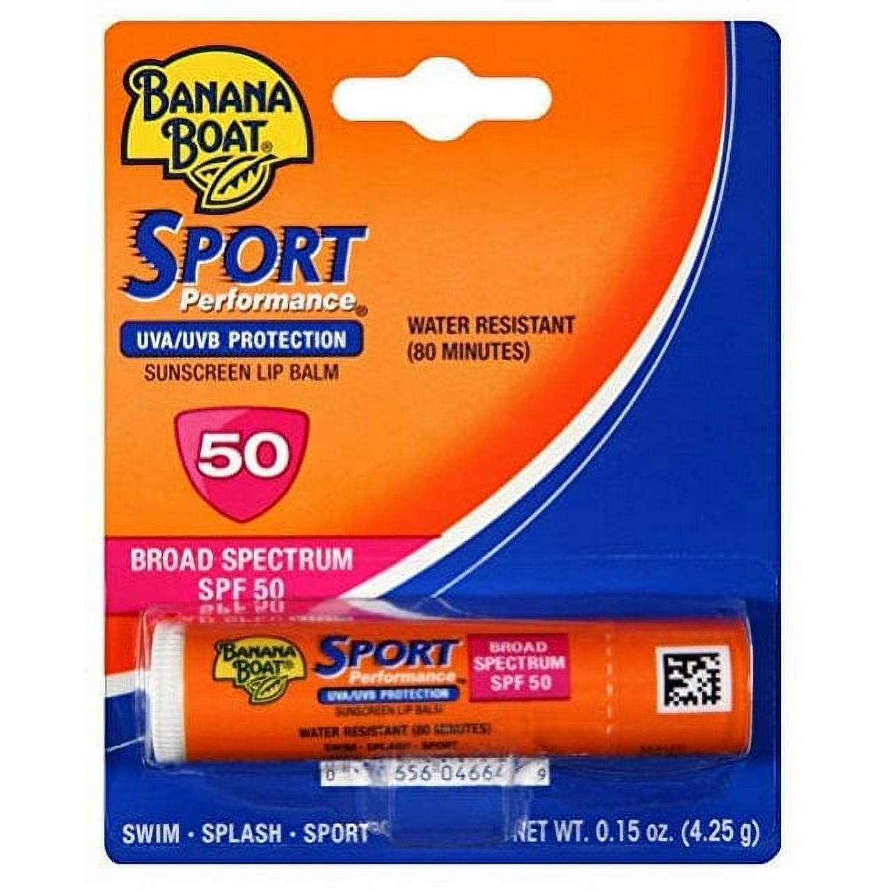 Banana Boat Sport SPF 50 Sunscreen Lip Balm (2 Pack)