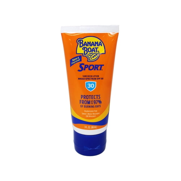 Banana Boat Sport Ultra SPF 30 Sunscreen Lotion, Travel Size 3oz - 2 Pack