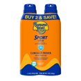 Banana Boat Sport Ultra SPF 30 Sunscreen Spray Twin Pack Water