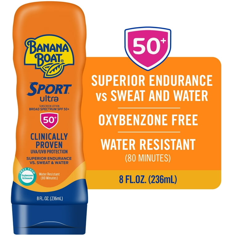 Banana Boat Sport Ultra Sunscreen Lotion, SPF 50, 8 fl oz HSA/FSA
